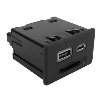 Коробка подлокотника USB-порт 13525431 Профессиональная Простая установка Автомобильный слот для SD-карты Запасные части для GMC Acadia Sierra 1500  5