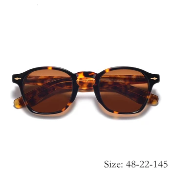 Винтажные модные солнцезащитные очки пилота Jacques ZEPHIRIN, классическая овальная толстая ацетатная оправа, поляризованные линзы UV400, женщины, мужчины, Высокое качество  5