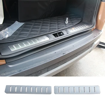 Для Land Rover Range Rover Evoque 2012-2018, бампер задней двери из нержавеющей стали, внутренняя защитная пластина на пороге, автомобильные аксессуары  10