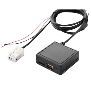 Автомобильный Bluetooth 5.0 кабель-адаптер AUX TF USB Подходит для 207 307 407  5
