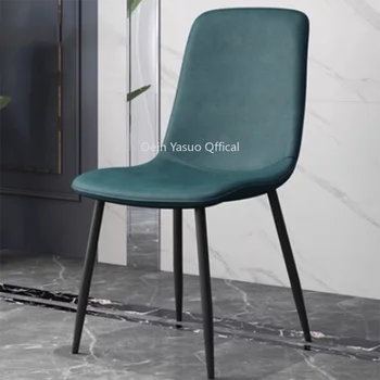 Роскошное металлическое усовершенствованное кресло для индивидуального отдыха в столовой, креативные скандинавские стулья, современные шезлонги, Салонные наборы мебели для дома WYH  5