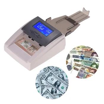 Мультивалютный счетный автоматический детектор денег, тестер поддельных наличных денег, банкнот, номинал в евро, долларах США  5