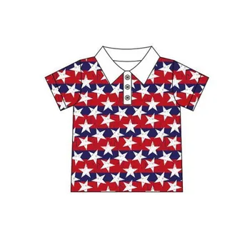 Рубашки с короткими рукавами и отворотами для мальчиков, удобная повседневная детская одежда, повседневная одежда для мальчиков  5