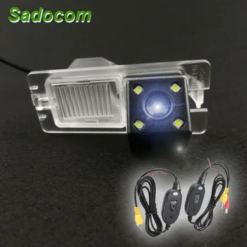 HD Автомобильная CCD 4LEDS Камера Ночного Видения Резервного Копирования Заднего Вида Водонепроницаемая Парковочная Для Ssangyong Rexton Kyron Korando Actyon  5