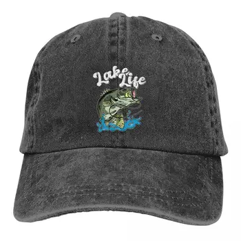 Летняя кепка с солнцезащитным козырьком, бейсболки в стиле бас-хип-хоп, Ковбойская шляпа для ловли карпа, Островерхие шляпы  10