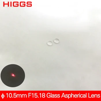 Высококачественный Диаметр 10,5 мм фокусная длина 15,18 мм Стеклянная асферическая лазерная фокусирующая линза Оптическая коллимирующая линза с AR покрытием  5