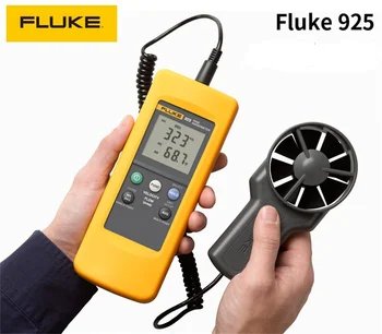 Экономичный и прочный анемометр с крыльчаткой Fluke 925 Измеряет скорость ветра объем воздуха и температуру  5
