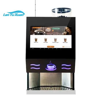 Торговый автомат для приготовления кофе эспрессо с 10 вкусами и кофемолкой в зернах  5
