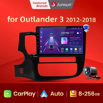 Junsun V1Pro 8-256 ГБ Android 10,0 DSP Для Outlander 3 2012-2018 Автомобильный Радио Мультимедийный Видеоплеер Навигация GPS RDS 2 din dvd  5