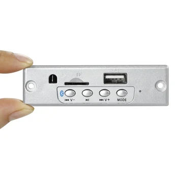 Автомобильный 12 В Аудио MP3-плеер Плата Декодера TF-карты USB AUX, с поддержкой Bluetooth 5,0 Запись и вызов 50 Вт True Stereo 2 *25 Вт  10