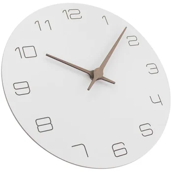 Настенные часы большого размера, подвесные кварцевые, художественные, декоративные, из МДФ, дерева, Креативные  5
