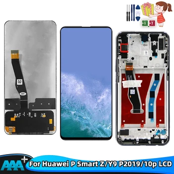 6,59 Дюйма для Huawei Y9 Prime 2019/P Smart Z ЖК-дисплей STK-LX1 с сенсорным экраном и цифровым преобразователем в сборе  10