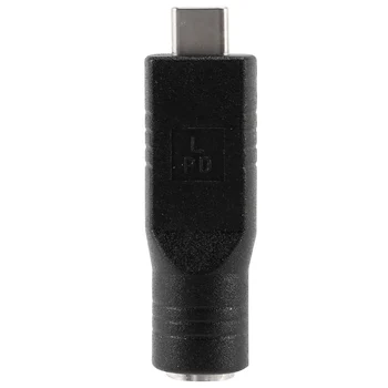 Вход постоянного тока 7,4 x 5,0 мм на разъем питания USB-C Type-C, адаптер для зарядки ноутбука и телефона  10