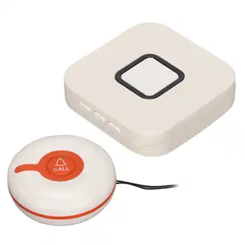 Беспроводной пейджер для лица, осуществляющего уход, 433 МГц, Чувствительный Водонепроницаемый Пейджер для обслуживания пациентов от 1 до 1, напряжение 100-240 В, горячая подача  1