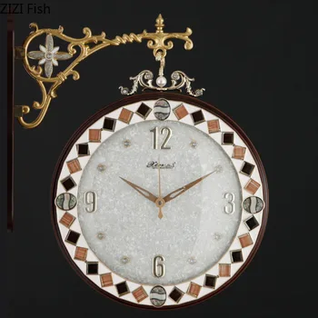 Креативные Настенные часы Современный дизайн Бесшумные Стреловидные Игольчатые часы Подвесные часы Фоновый дисплей для украшения гостиной  4