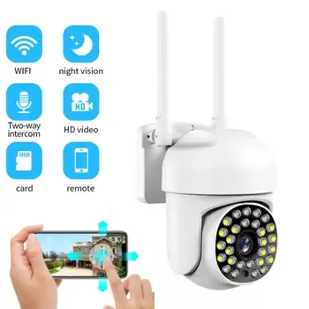 Умная WiFi-камера 1080P, водонепроницаемая беспроводная камера-монитор, приложение ночного видения с двусторонним разговором, удаленная WIFI-камера видеонаблюдения  10
