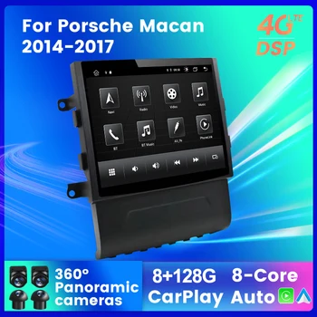 8,4-дюймовый GPS-Навигатор Автомобильный Авторадио Мультимедийный Плеер Для Porsche Macan 2014-2017 PCM 3.1 4.0 Плеер Carplay DSP WIFI SWC  5