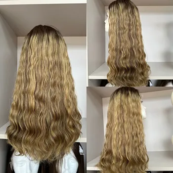 Кошерные парики из европейских волос светлого цвета и с глубокими корнями волос, цингтаовиги из человеческих волос, еврейский парик, кружевной топ для женщин, бесплатная Доставка  5