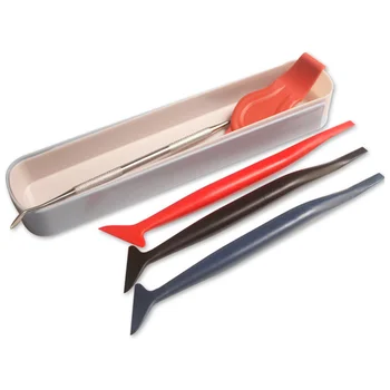 Инструменты для обертывания Набор ракелей Аксессуары для обертывания Пленка Магнит Скребок Пластиковый Ракельный нож Ручка для установки пленки  5