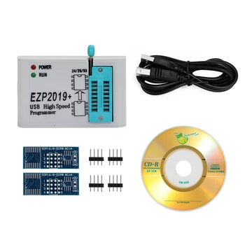 EZP2019 Высокоскоростной USB SPI программатор с поддержкой 32M Flash 24 25 93 EEPROM 25 Flash bios Win7 Win8  5
