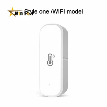 Датчик температуры Tuya Smart Life WiFi/Zigbee, детектор влажности, гигрометр, термометр для Smart Google Home Supply  5