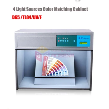 Шкаф Для оценки Стойкости цвета ткани Коробки для подбора Источника света 4 цветов  5