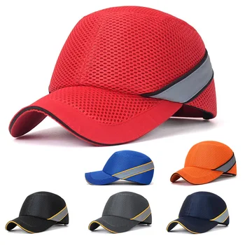 Защитный шлем для безопасности труда, бейсбольная кепка с жесткой внутренней оболочкой, стиль бейсбольной кепки для работы в заводском цеху с защитой головы  10