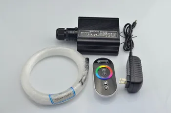 16 Вт RGB RF touch LED light engine + 150 шт. комплект оптического волокна PMMA с накаливанием 0,75 мм длиной 2 м  10