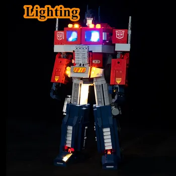 Комплект светодиодного освещения для ideas 10302 Optimus Prime Autobot building block bricks (только свет, без модели)  5