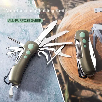 Складной нож для выживания, Походное снаряжение, Уличный Мини-мультитул, Швейцарский нож, более симпатичные Профессиональные Ручные инструменты для ремонта складных ножей  10