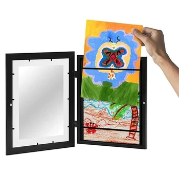 Детские художественные рамки формата А4 с магнитным отверстием спереди для плаката, фото, рисунка, картин, детских игрушек, домашнего декора  5