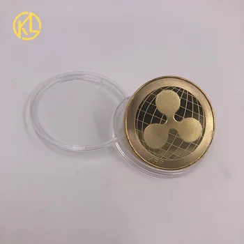 CO015 Ripple-Невалютная монета с физическим серебряным и позолоченным покрытием, памятная криптовалюта, коллекционный Отличный подарок  5