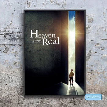 Небеса реальны (2014) Обложка для постера фильма Фотопечать Холст Настенное искусство Домашний декор (без рамы)  5