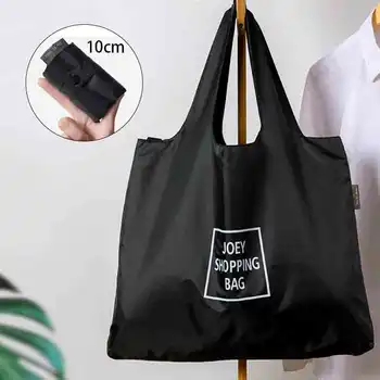 Складная сумка для покупок в супермаркете, портативная ручная сумка для продуктов, большая вместительная экологичная многоразовая сумка для покупок, сумка для хранения  5