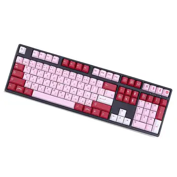 PBT 140 клавиш вишневого цвета для игровой механической клавиатуры Universal  5