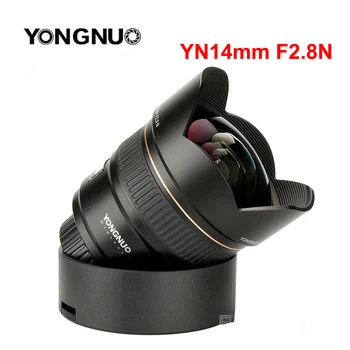 Сверхширокоугольный Основной объектив YONGNUO YN14mm F2.8N с Автоматической Фокусировкой, Металлическое крепление для Nikon D850 D750 D810a D800E D500 D610 D5 D4S D3  10