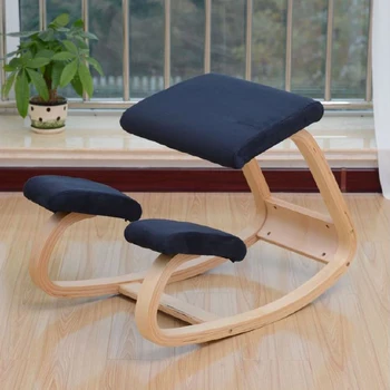 Коррекция позы кресла на коленях Мебель Оригинальная Эргономичная Кресло-качалка на коленях Деревянное Кресло-качалка для улучшения осанки  5