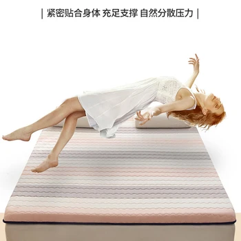 Бытовой матрас мягкая подушка подушка для двуспальной кровати студенческое общежитие комната для аренды односпальной кровати специальный спальный коврик  5