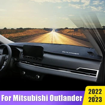Для Mitsubishi Outlander PHEV IV 4 MK4 GM GN 2022 2023 2024 Крышка Приборной Панели Автомобиля Коврик Приборный Стол Анти-УФ-Накладки Аксессуары  10
