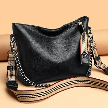 Новые дизайнерские сумки с цепочками, женская сумка, модные женские сумки через плечо из мягкой искусственной кожи, большая роскошная женская сумка через плечо  10
