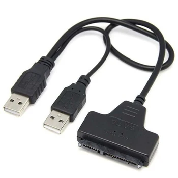 Новый кабель-адаптер USB 2.0 для SATA-конвертера для 2,5-дюймового жесткого диска HDD  1