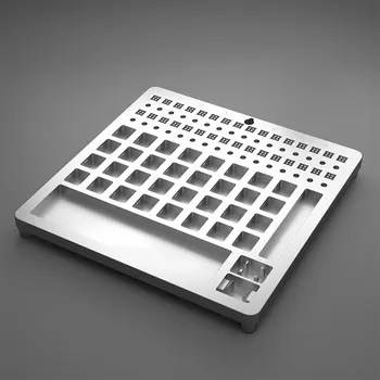 Смазка переключателя алюминиевой пластиной Механическая клавиатура DIY Инструмент Серебро 32 Тестер переключателей Открывалка для переключателей Многофункциональная прочная пластина  5