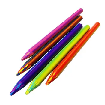 для творческих радужных карандашей с заправкой 5,6 мм грифеля 3-в-1 Цвета для студентов-художников Прямая доставка  10