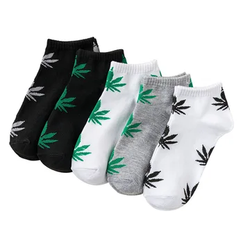 5 ПАР/лот мужские носки-лодочки хлопчатобумажные носки модные красочные носки в стиле хип-хоп с глубоким вырезом  5