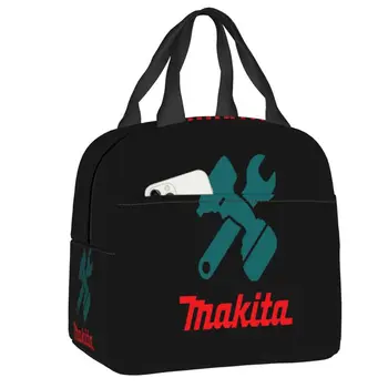 Инструменты Makitas Изолированная сумка для ланча для пикника на открытом воздухе Портативный кулер Термальный ланч-бокс Женские Детские сумки-тоут  5