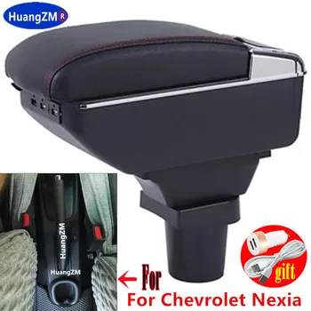 Для Chevrolet Nexia подлокотник для Chevrolet Nexia 1 2021 Подлокотник Двухслойная коробка для хранения содержимого USB Аксессуары для зарядки  10
