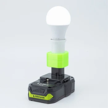 Для Ryobi 18V Литий-ионный Аккумулятор Новая Беспроводная Портативная Лампа E27 С лампочкой LED Light Для Внутреннего И Наружного Рабочего Освещения  10