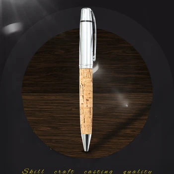 Классический дизайн Шариковая ручка из искусственной кожи для деловых мужчин Оптом Подарочная ручка цвета чистого дерева Купить 2 подарка для отправки  10
