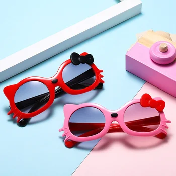 Новые модные Детские солнцезащитные очки, Детская принцесса, Милый Ребенок, Привет, Очки Оптом, Высокое Качество, Обувь для мальчиков, Летний стиль  5