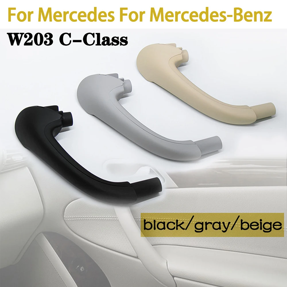 Внутренняя дверная ручка Внутренняя дверная ручка Панель тяги Накладка подходит для Mercedes-Benz W203 C-Class 2003-2007 Автомобильные аксессуары